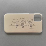 「憧れのクリームソーダ」手描きデザインiPhone専用ケース　＊納期20日前後＊  2350円〜2750円（機種により異なります）必ず作品説明、注意事項をお読みください。