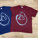 猫飼いが作った　大人も着れる？　筆描き　猫Tシャツ
