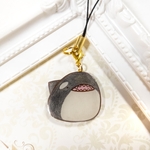 まんまるシャチさんのストラップ