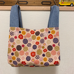 コンビニ用エコバッグ＊北欧柄ピンク