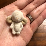ともみ様専用<身長約3.5センチ>ハンドメイドのbaby白ねずみさん