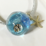 人魚姫　マーメイドの涙　ヘアゴム  レジン