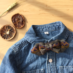 ジャガードニットのkids用蝶ネクタイ