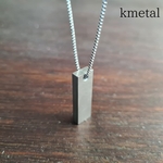 【kmetal】【日本製】ネックレス ステンレス 平型 
