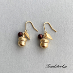 小さな森のどんぐり ピアス♡イヤリング