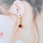 イスラエルのアディナ～フラワー４とドイツ製べっ甲丸10♡ピアス・イヤリング♪
