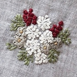 Pink -rose様専用　刺繍マスク1枚