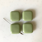 Moss Green Square Beads