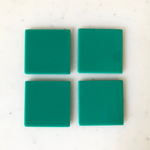Blue Green Square Cabochons