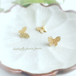 【高品質銅製品】butterfly pierce 5ペア