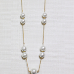 ロングネックレス♡大粒パール