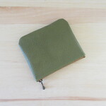 限定品＊本革シンプルなミニポーチ＊抹茶グリーン＊