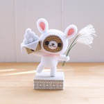 🎑今年の月見は白兎で🐰