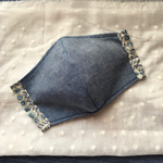 夏用♡リバティ縁取り　立体マスク