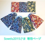 【Sowelu2015様 オーダー専用ページ】NEW唐草柄 御朱印帳巾着&ノート・文庫本カバー セット