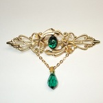 【再販】Shooting Starブローチ(Emerald)