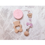 6/29再販!!girly  bear おしゃぶりホルダー