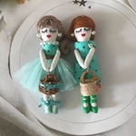 《送料無料》チョコミントの可愛い姉妹