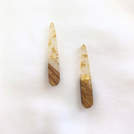 ☆#36(4pcs)gold＊ウッドパーツ＊