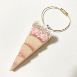 ピーチタルトのバッグチャーム♡粉砂糖ばーじょん
