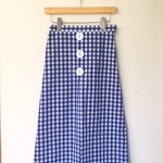 ギンガムチェック大人用スカート