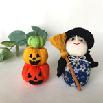 ハロウィン×三段かぼちゃと魔女　B