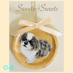 【送料無料】O-6🐾通年使えるワンちゃんオーナメント/シーズー