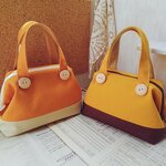 帆布ミニボストン･カエルポーチ【受注販売】