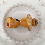5種のパンのポニーバレッタ♡6cm