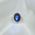 ブラックラブラドライトのリング