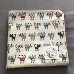 【ｔ様オーダー品】ume＊mew マスクケース（ニャンコ整列！/ラミネート）