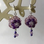 アメジストのお花マスクチャーム