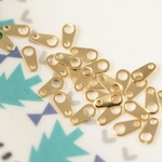 【留め金具】国内本金メッキ製ダルマカン 約3x6mm 約75個 ゴールド ap001874×3