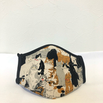 再販⭐︎呼吸がしやすいマスク☆クールな猫達☆大人女性用