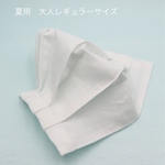 速乾リネンプリーツマスク　レギュラー