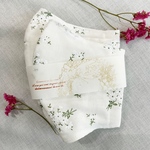 大人マスク・こどもマスク♥︎︎親子お揃いマスク2枚セット　花柄　贈り物にも∗︎*ﾟ