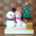 雪だるまとツリー