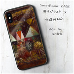 ガラスケース【 パウル クレー 夜の祝福】スマホケース TPU 絵画 レトロ 丈夫 iPhone8 iPhone11 11pro iPhoneSE2