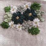 Pink -rose様専用　刺繍マスク2枚