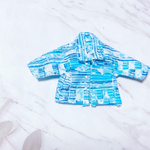 【シャツ】💙🤍かっこいいオルテガ柄シャツ⭐︎オビツ11ねんどろいど どーる兼用