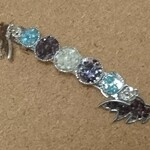 【サイズ変更可】バレッタ式マスクフック（大・黒金魚）※夏の特別キャンペーン実地中