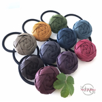 くすみカラー 𓋜 大人のヘアゴム 𓋜