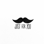 ひげ▷▶Just for you 消しゴムはんこ