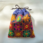 インド刺繍ミニ巾着005