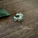  Aqua green drops+〈イヤーカフ〉アクアグリーンのしずく