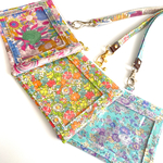 【Rさまオーダー品】両面IDカードホルダー/ポケット付き🎀LIBERTY🎀IDケース　パスケース　PASMO Suica 