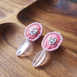 刺繍のピアス/イヤリング【ララバイ】
