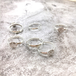10P/8mm*ring*silver＿ NO25