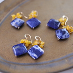  14KGF Golden Tiger’s Eye sodalite pierce[kgf3520]