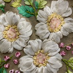 リボン刺繍🎀がま口バッグ
